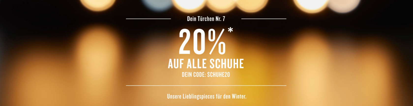 Heute im Adventskalender bei Tom Tailor: 20% Rabatt auf alle Schuhe