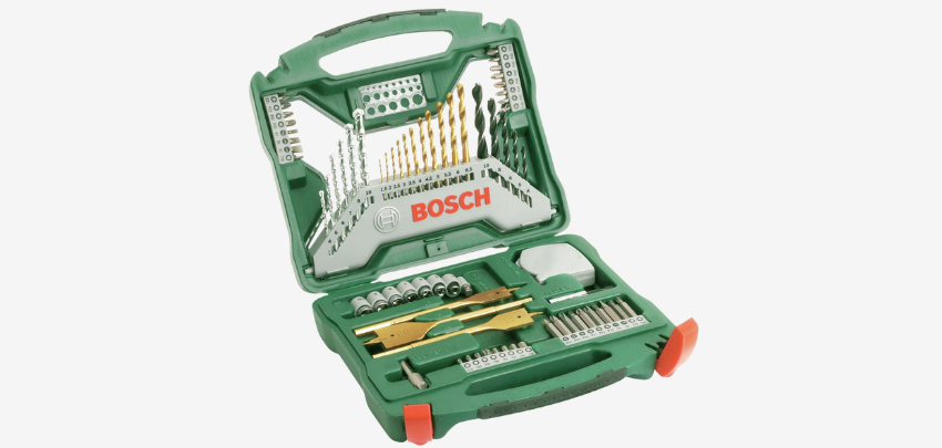 Bosch X-Line Titanium Set 70-tlg. für 19€ - Bohrer und Schrauber Set (Holz, Stein und Metall, Zubehör Bohrmaschine)