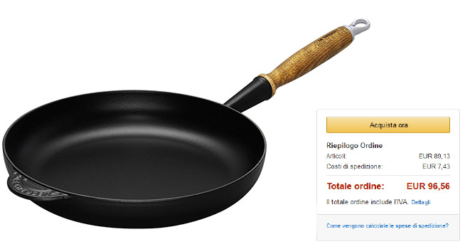 Le Creuset (Guss)-Eisenpfanne 28cm mit Holzgriff ab 87€