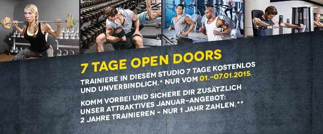 Bei ausgewählten McFIT Studios- 2 Jahre zum Preis von einem trainieren schnaeppchenfuchs