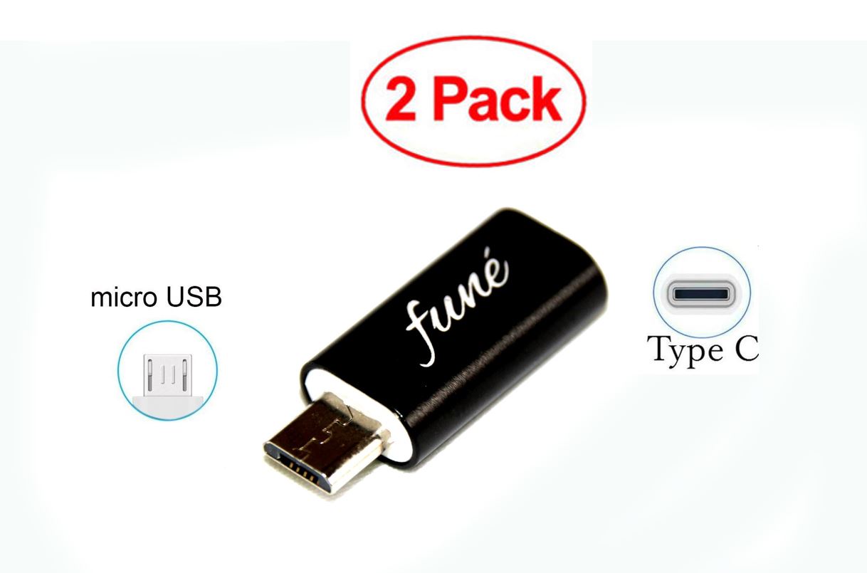 Micro USB Adapter 2er Pack - USB-C auf Micro-USB 