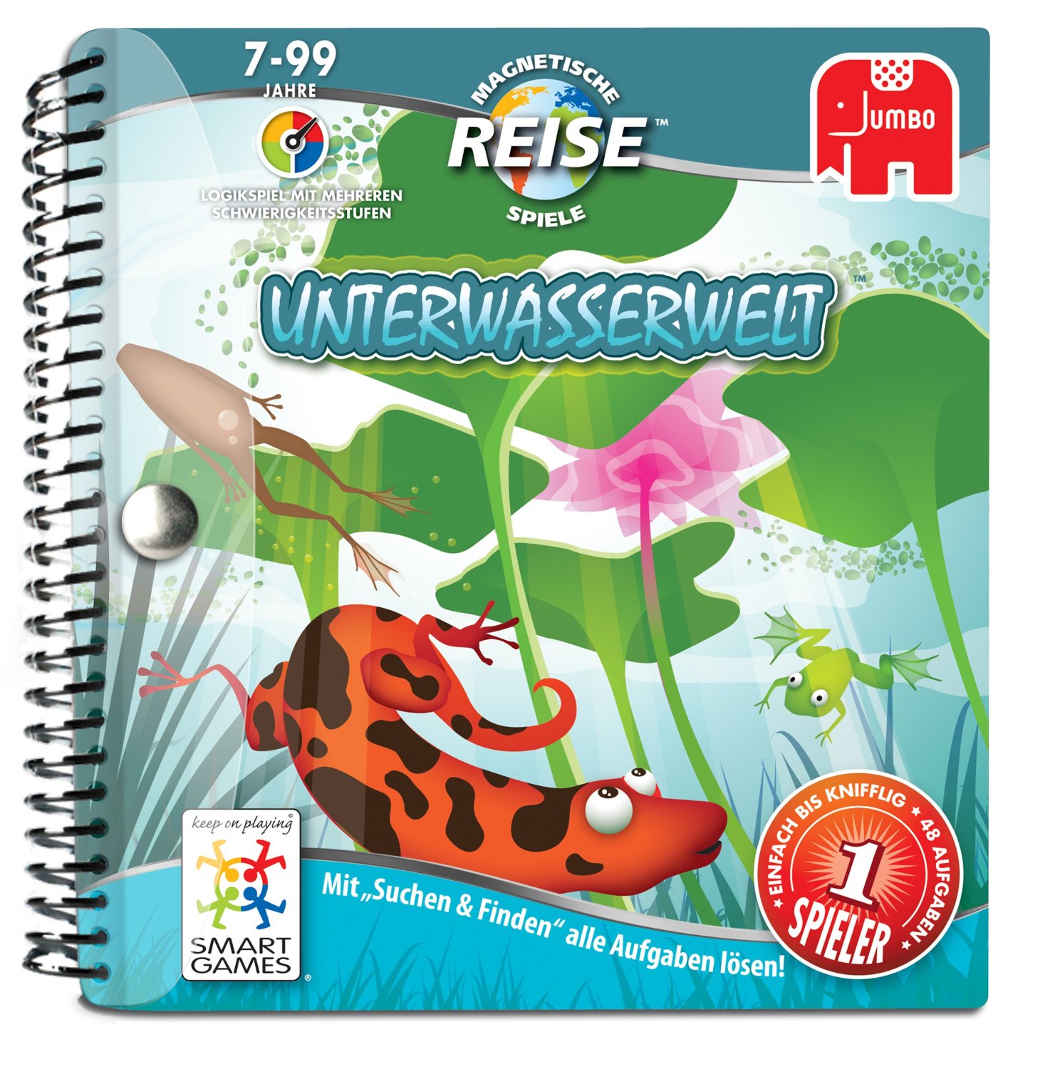 Jumbo 17628 - Smartgames - Reisespiel - Unterwasserwelt für 5,- EUR [Plus Produkt]