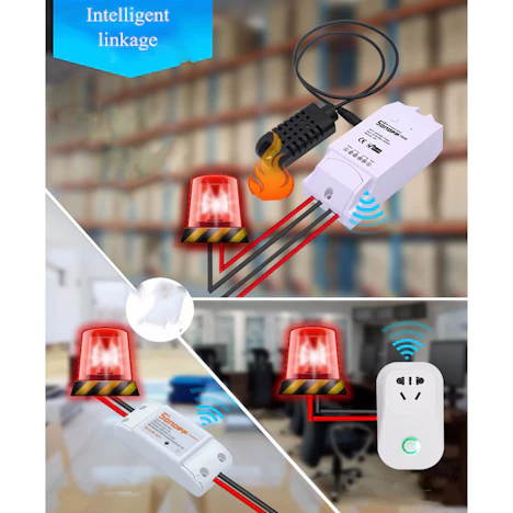 Sonoff TH16 Temperatur- und Feuchtigkeitssensor Smart Remote Controller für 11,1EUR