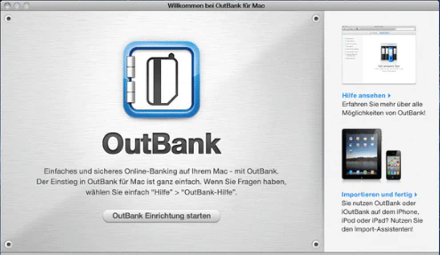 OutBank (Mac) für 7,99€ - Banking-App & iOutBank für iPhone/iPad *UPDATE* nun auch Finanzblick kostenlos