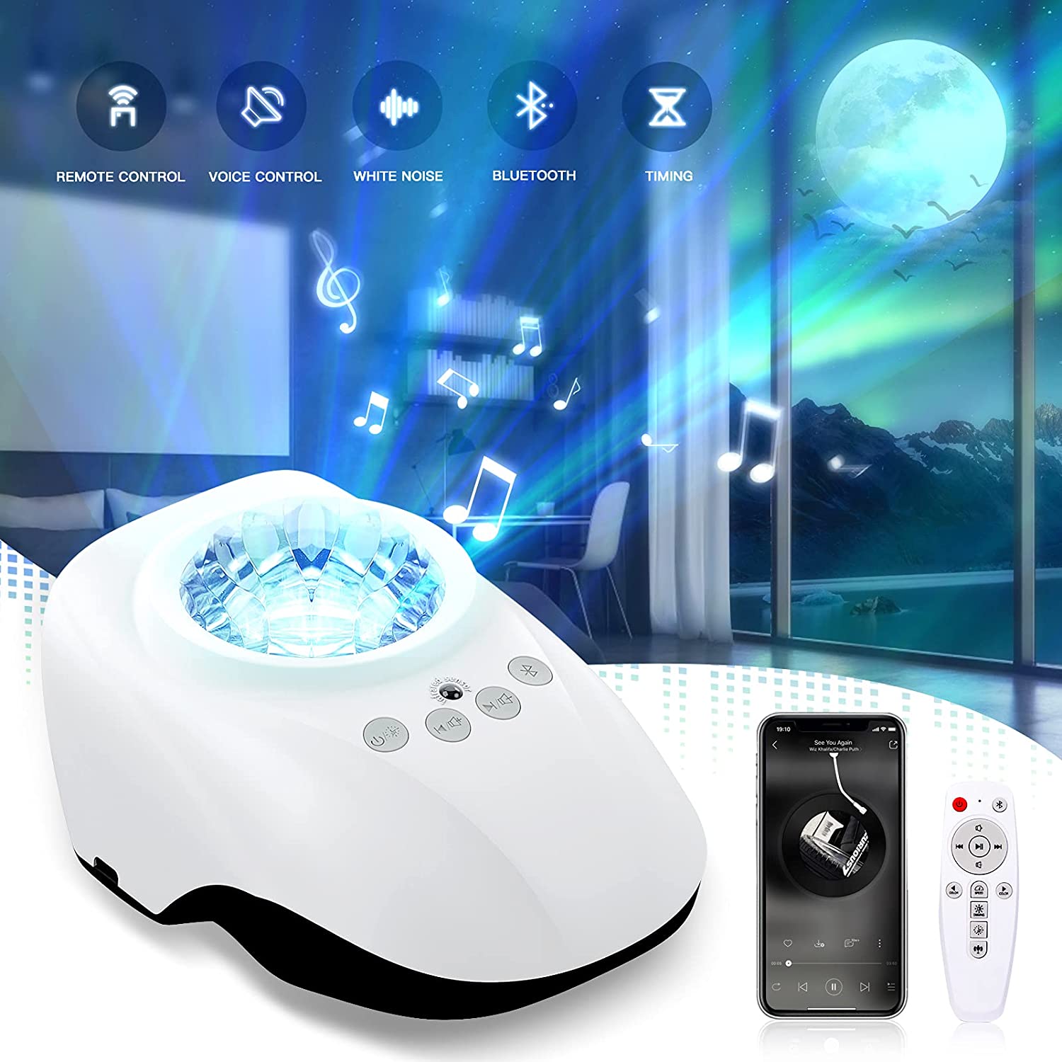 50%off LIWIN LED Sternenhimmel Projektor Only 13.49€