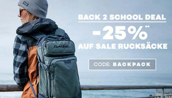 25% Rabatt auf reduzierte Rucksäcke bei Planet Sports - z.B. Burton Tinder für 53€
