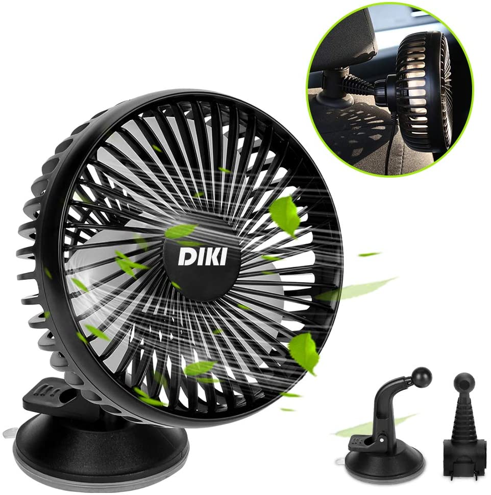 DIKI Mini USB-Ventilator ab 10€ - mit Saugnapf und Halterung [Prime]