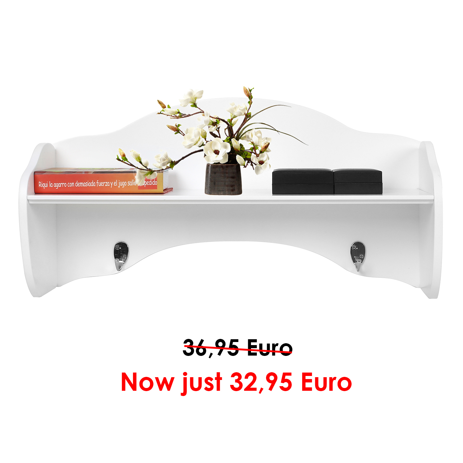 Wandschrank weiß für 32.95 Euro durch Code XLG7JAEJ