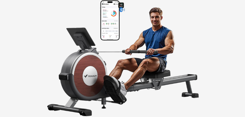 Fit für den Frühling! 🚣 MERACH Q1S Rudergerät für nur 164€ 🚀