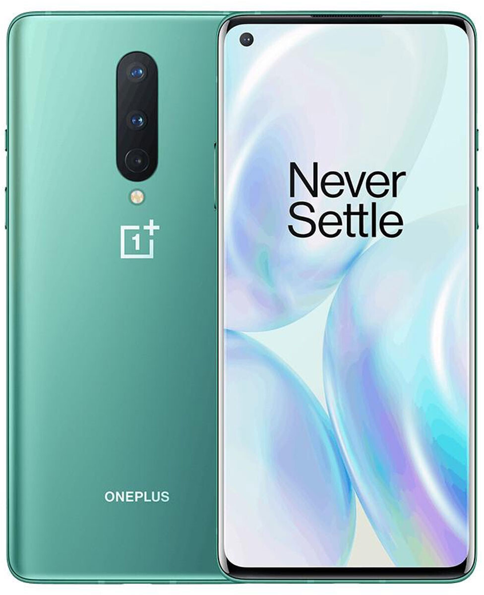 One Plus 8 (256 GB) für 444€ – 5G-Smartphone in Grün mit 6,55" AMOLED-Display