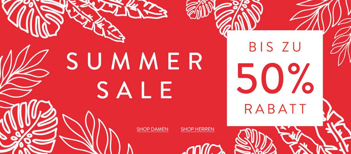 Bis zu 50% Rabatt im Bench Summer Sale - versandkostenfrei