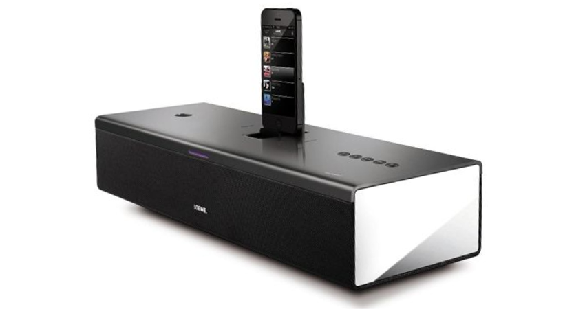 Loewe SoundPort Compact für 159€ - 2.1 Bluetooth Docking Station mit Bassreflex, Lightning-Dock, 3,5mm Klinke &amp; NFC