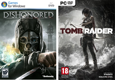 Tomb Raider und Dishonored für jeweils 3,70€ bei Amazon.com