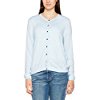 Bonita Damen Strickjacke Uni, Langarm, Rundhals, 38