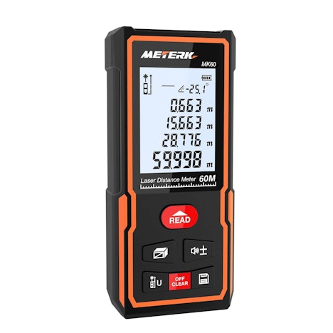 Laser Entfernungsmesser LCD Display Hintergrundbeleuchtung Elektronische Ebene (60m)