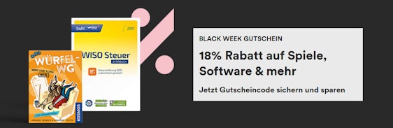 Black Week bei Thalia - 18% Rabatt auf Spiele, Software und mehr, z.B. Ubongo Mitbringspiel für 4€