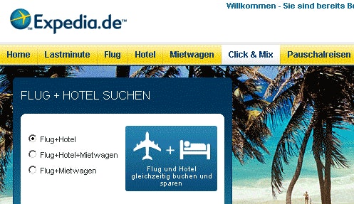 expedia preisfehler