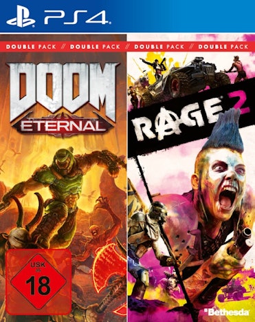 id Action Pack Vol. 2: Doom: Eternal + Rage 2 (PS4) mit 66% Rabatt