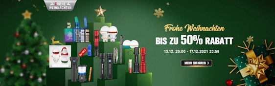 OLIGHT Weihnachts-Sale vom 13.12. bis 17.12. - Sammeldeal