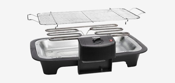 Tristar BQ-2813 für 23€ 👨🌾✂️🌳 – Elektrogrill mit 2000 Watt I 37 x 21 cm