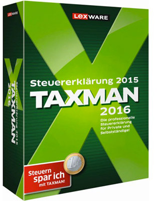 Lexware Taxman 2016 (Spezialversion) kostenlos - Steuererklärung für 2015