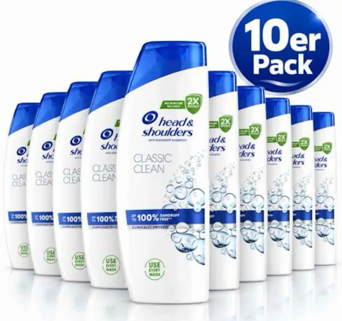 Head & Shoulders Classic Clean Anti-Schuppen Shampoo 10x400ml für 27,95€(statt 43,10€)