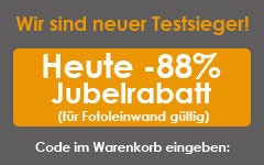 88% Rabatt auf Fotoleinwände bei meinfoto.de