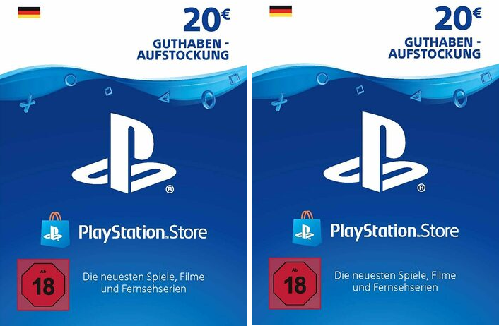 40€ PSN-Guthaben für 33€ oder 100€ für 81€ – Playstation-Network Guthaben