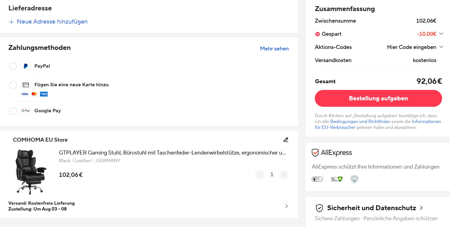 Aliexpress-Gutschein-nutzen
