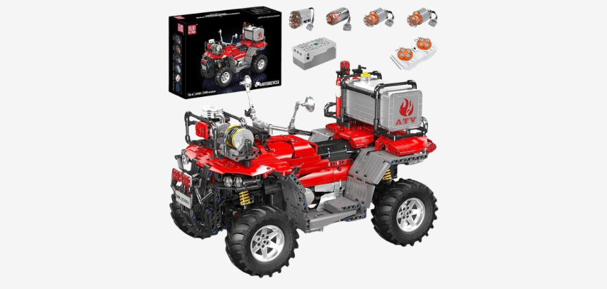 Mould King ATV Feuerwehr Quad (23003) für 89€ 🚒 Über 2.100 Teile &amp; App-Steuerung 📱