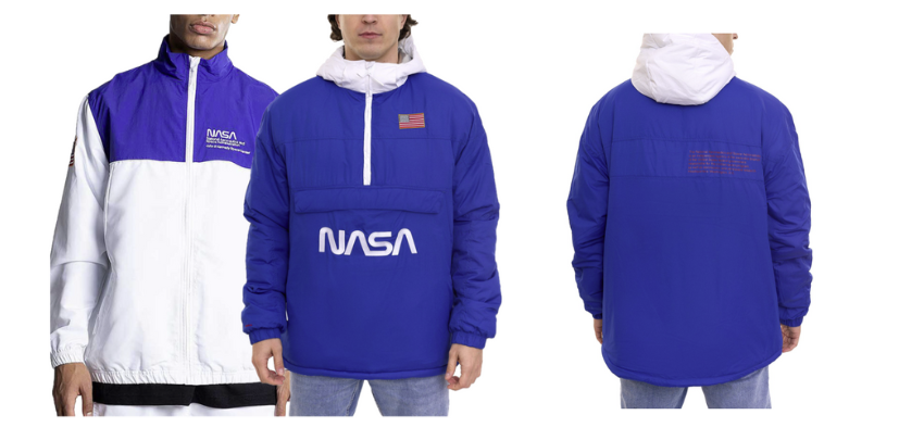 K1X Kickz NASA Jacke für 26€ - übergangstauglich, Kapuze/Reißverschluss, maschinenwaschbar