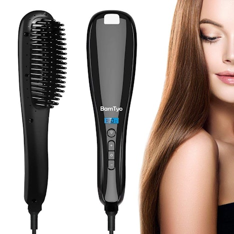 20% de réduction BamTyo Glättungsbürste 5 in 1 Ionen Haarglätter Bürste mit schneller Heizfunktion, justierbare Temperatur