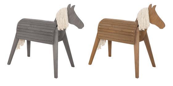 Roba Holzpferd ab 155€ - in Grau oder Braun, ca. 90cm Sitzhöhe