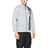 Jeep Herren Vertikalem Sternstreifen J7s Leichtes Sweatshirt mit Reissverschluss