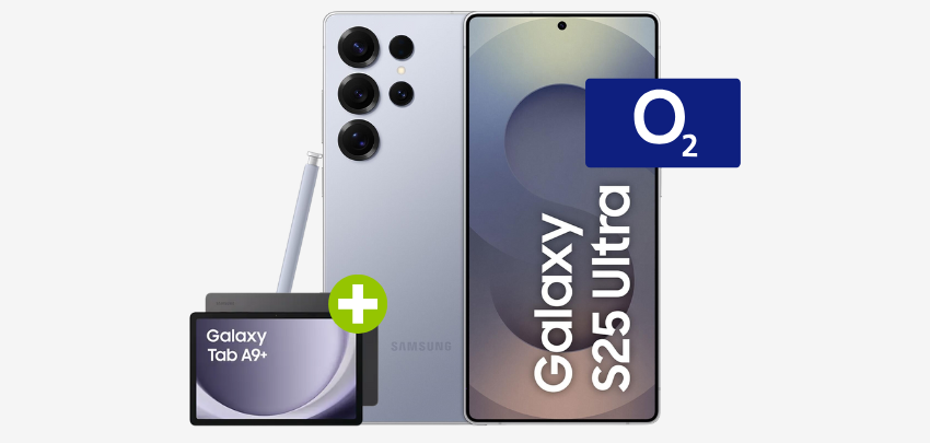 220€ Bonus!😎 Samsung Galaxy S25 Ultra + gratis Galaxy Tab A9+ im o2 Mobile Unlimited Max Tarif für 49,99€ mtl. 