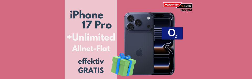 iPhone 17 Pro o2 Unlimited on Demand