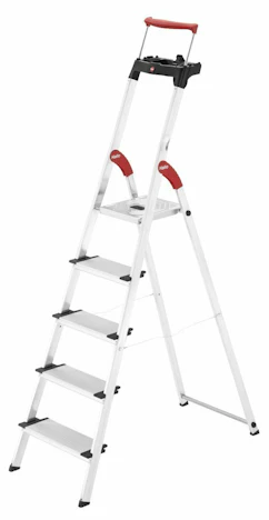 Hailo XXR 5 Stufen Alu Sicherheits Haushaltsleiter für 59,99 Euro