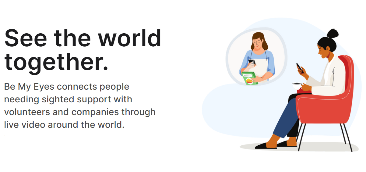 ChatGPT hilft sehbehinderten Menschen - Integration der AI in die App 'Be My Eyes'