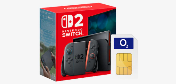 Effektiv nur 5€/Monat 🎮 Nintendo Switch 2 + 100GB 5G o2 Allnet-Flat