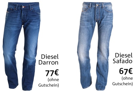 Bis 23:59 Uhr: 20€ Gutschein für Outletcity + super Preise für Diesel Jeans und vieles mehr *UPDATE2*