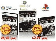 Xbox 360 Spiel Race Driver Grid für 46 €