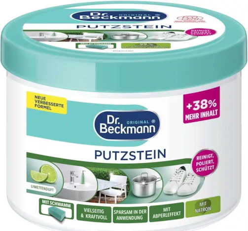 Dr. Beckmann Putzstein Universalreiniger 550 g mit schwamm für 3,03€(statt 3,79€)