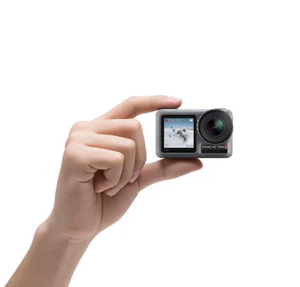 DJI Osmo Action - Action Kamera mit zwei Bildschirmen und RockSteady Bildstabilisierung und HDR