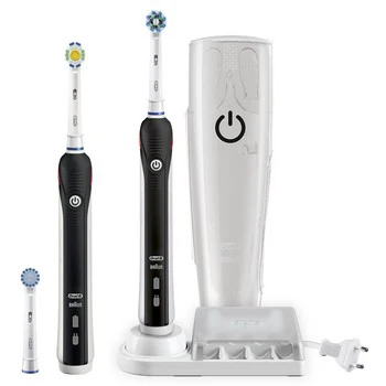 Braun Oral-B Pro 4900 für 77 euro - Elektrische Zahnbürste mit 2. Hand­stück und Rei­se­e­tui