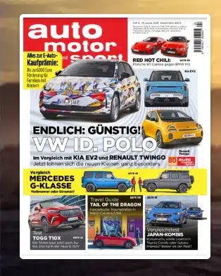 🏁🏎️auto, motor und sport, 7 Ausgaben GRATIS per Post erhalten.🚘