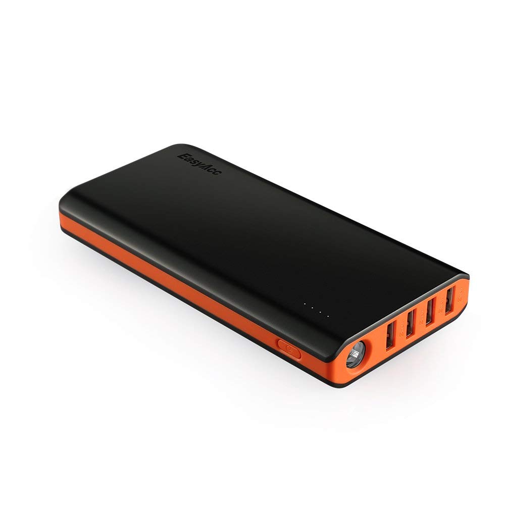 EasyAcc Powerbank mit 20.000mAh und 4x USB