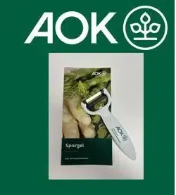 AOK Bayern (lokal): Gratis Spargelschäler erhalten