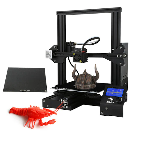 Creality 3D ender-3X verbesserte DIY Kit 3D Drucker 220*220*250mm +Glasplatte