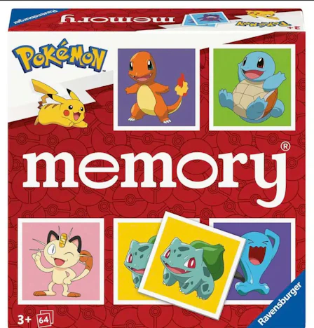 Ravensburger 24853 Memory® Pokémon Kartenspiel für 2-8 Pokémon -Fans für 10,99€(statt 12,99 €)