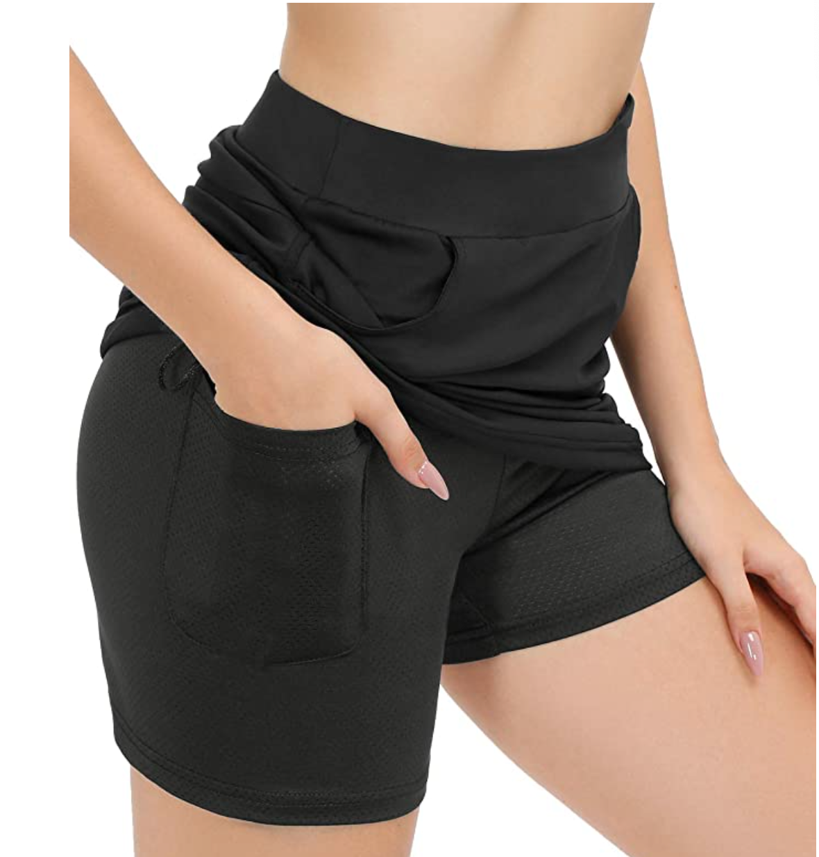 Jack Smith Damen Tennisrock mit Innenhose Sportskort